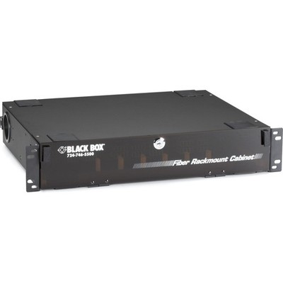 Black Box Rackmount Fiber Enclosure 2U 6-Panel
