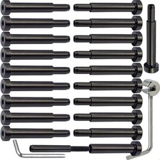 Black Cable Railing Hardware Kit, for 3/16 Cable Railing System, for Metal & ...