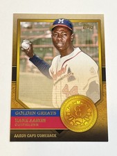 2012 Topps Baseball Golden Greats - Hank Aaron - Milwaukee Braves