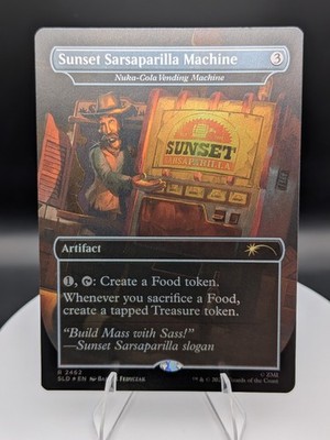 Fallout SLD: FOIL Sunset Sarsaparilla Machine, Nuka-Cola Vending Machine (NM)