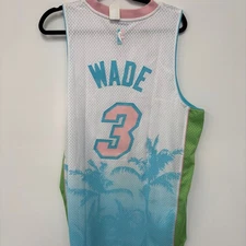 Wade Rare Miami Heat Jersey "The Great American Riviera" L 