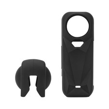 Soft Silicone Shell Protective Case Lens Cover for Insta360 X5 Panoramic Camera