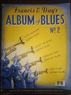 Vintage Noten - Francis & Day's Album Of Blues #2 (Klavier, Orgel, Gitarre)