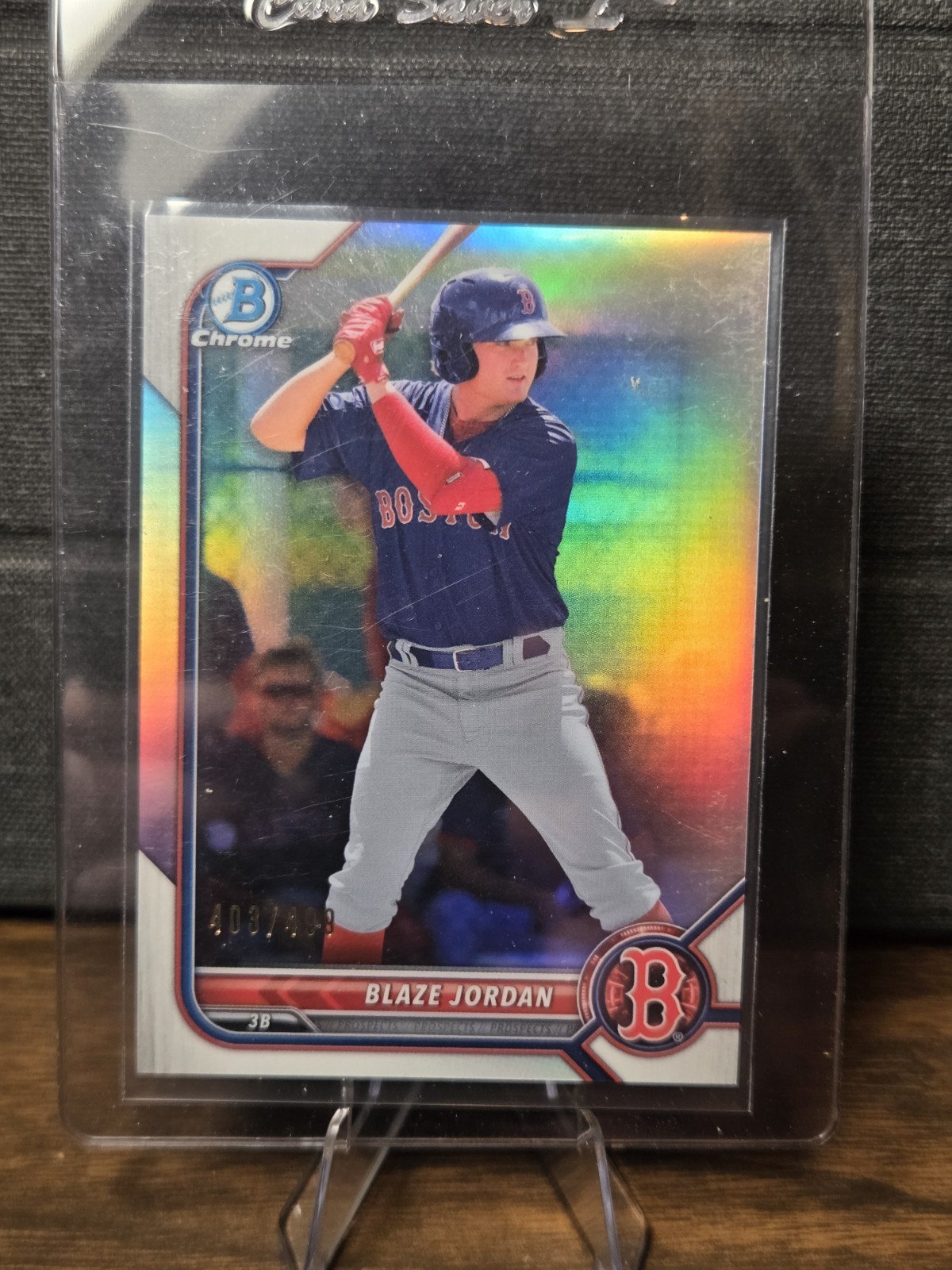 2022 Bowman #BCP-58 Blaze Jordan Chrome Prospects Refractors #/499