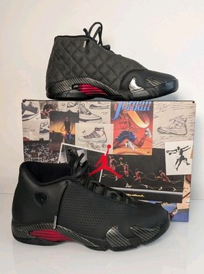 Sz 10.5 Air Jordan Retro 14 SE Black Ferrari Black Anthracite