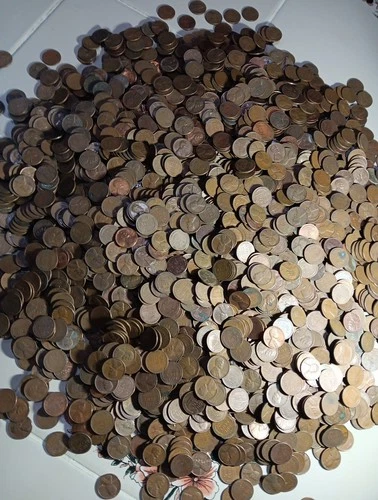 5 Lb Pounds 1940's-1950's P-D-S Lincoln Wheat Cents Penny *BULK*