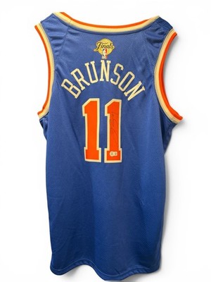 Jalen Brunson Signed Official New York Knicks Finals Patch
