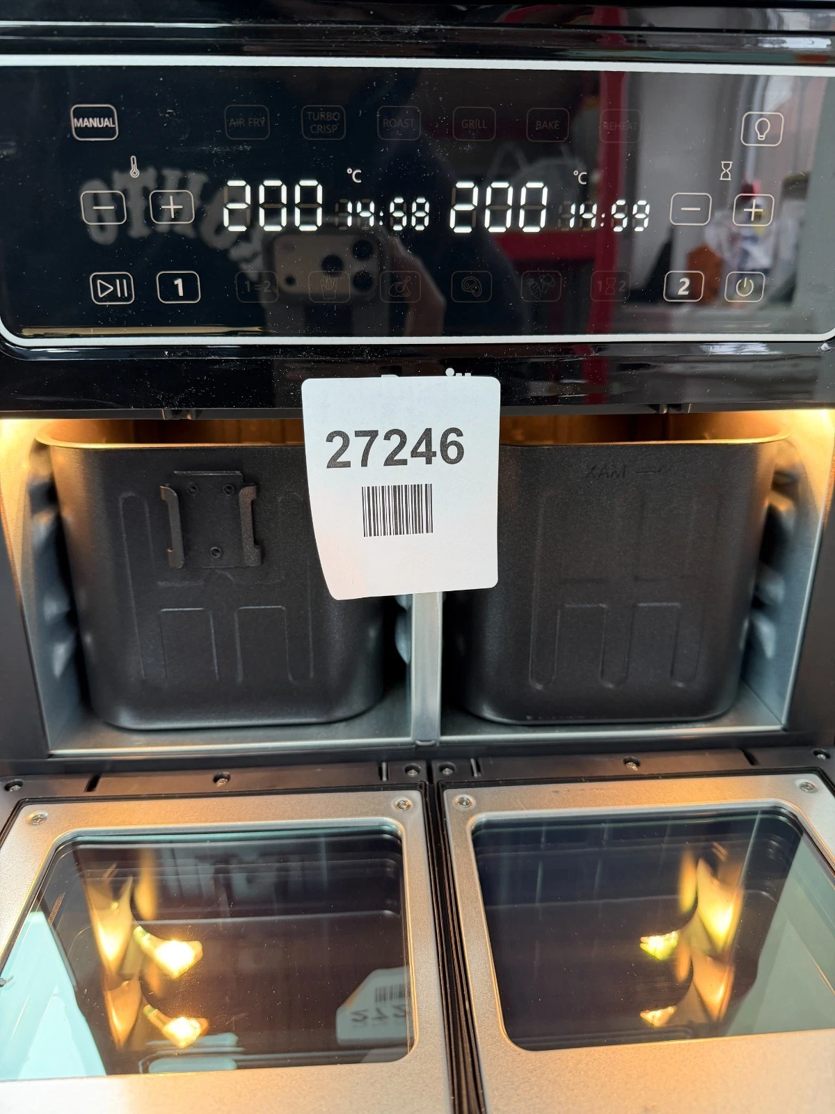 Breville Halo Flexi Digital Dual Air Fryer & Large Mesh Tray, 11L, VDF138
Opens in a new window or t