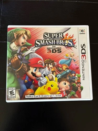 Super Smash Bros. - Nintendo 3DS - compete In Box - North American OG Print- MNT