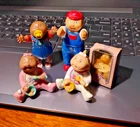 Cabbage Patch Kids CPK Mini PVC Collectible Figures Lot Vintage 1984 80s Toy