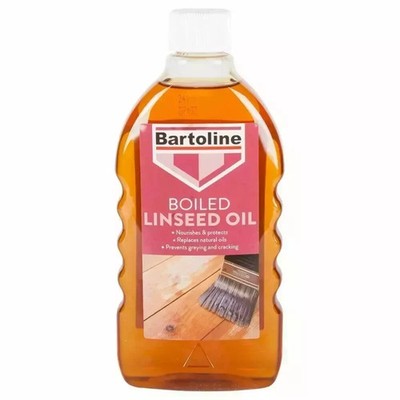 Gekochtes Leinöl Bartoline Revive Holz Möbel Finish natürlicher Glanz 500ml