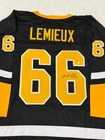 Mario Lemieux Pittsburgh Penguins Signed Hockey Jersey COA
