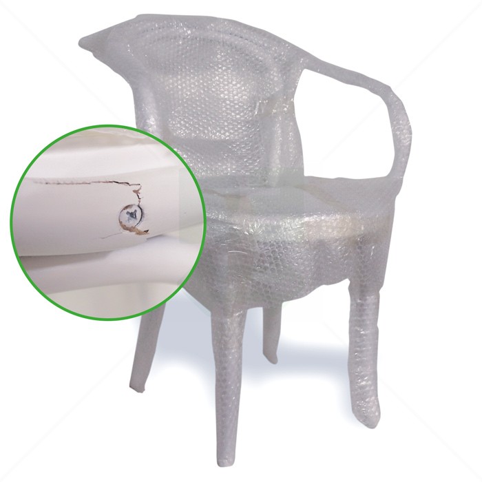 Bugholzstuhl Fameg BS-B-9 weiß