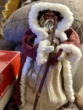 Vintage Standing Santa Claus In Original Packaging