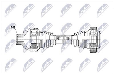 NTY Antriebswelle NPW-AU-080 für AUDI R8 4S3 4SP Spyder 4S9 4SR FSI Plus quattro