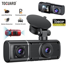 1080P Car Dash Camera Video DVR Recorder Front and Inside Night Vision Dual Cam