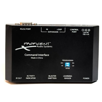Proficient Audio Systems Command Interface IR Controller RS232 w/ Power Supply &