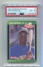 1989 Donruss The Rookies - KEN GRIFFEY JR - Rookie #3 - MARINERS  PSA 8