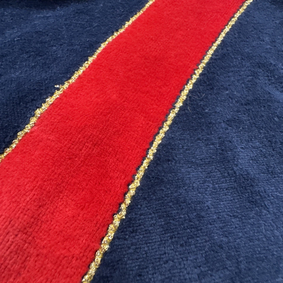 Sudadera deportiva Jaclyn retro de terciopelo años 80 de colección con detalles dorados talla S Foto 4 de 4