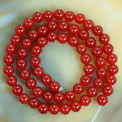  Orange Red Agate Round Gemstone Beads 4mm 6mm 8mm 10mm 12mm 14mm 16mm Pick Size