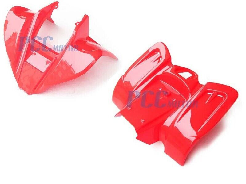 Front & Rear Fender Set Plastic Kazuma Meerkat Redcat 50CC ATV RED