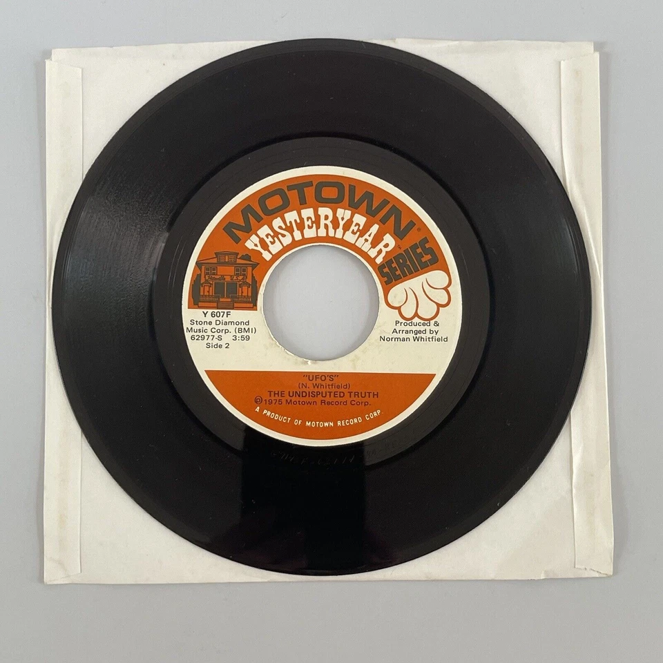 The Undisputed Truth - Boogie Bump Boogie / UFO’s 7" 45 Motown NM - Image 4 of 4