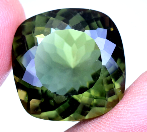 Tourmaline Indicolite Bleue Naturelle – Coussin 10x12mm, 7.56ct, Certifiée JES