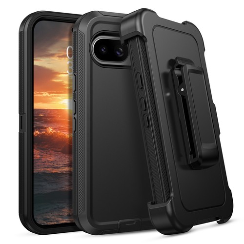 For Google Pixel 9a Case Shockproof Belt Clip HolsterFit OtterBox Defender Cover