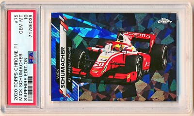 2020 topps chrome MICK Schumacher psa10 MICK SCHUMACHER 2020 Topps