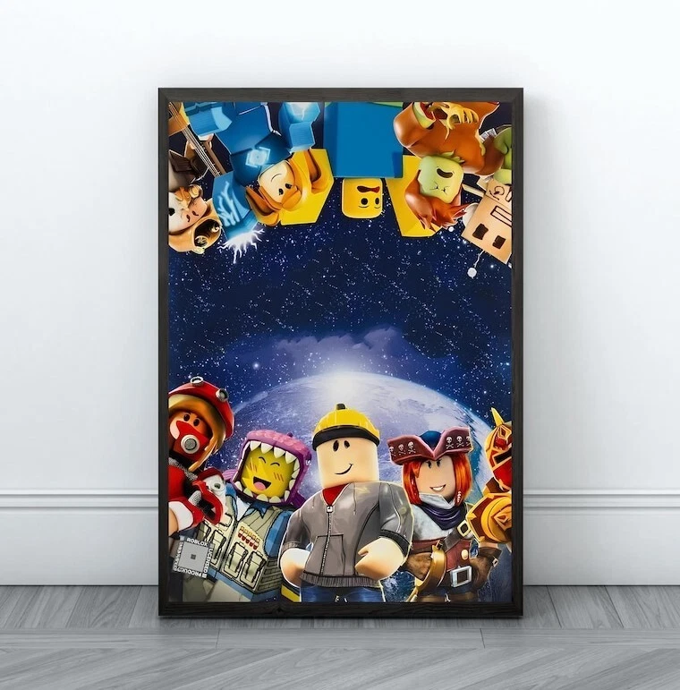 Roblox Gaming Room Poster Vertical Print Video Game Poster