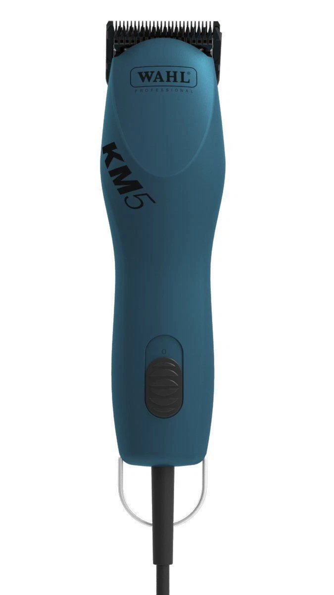 Wahl KM5 SUPER DUTY BLUE Clipper KIT&ULTIMATE 10,30 Blade&8 ATTACHMENT COMB SET