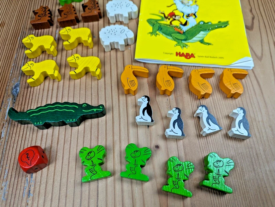 HABA Animal Upon Animal Wooden Stacking Game - Wood Kids Games - Near Complete - Image 4 of 4