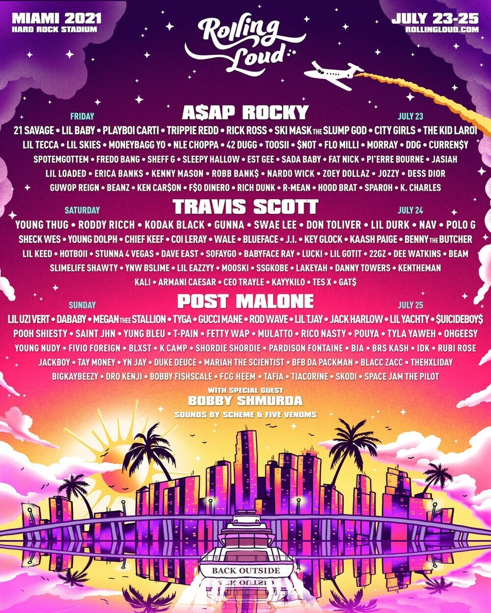 VIP Rolling Loud Miami 3-DAY Weekend Tickets July 23-25 2021