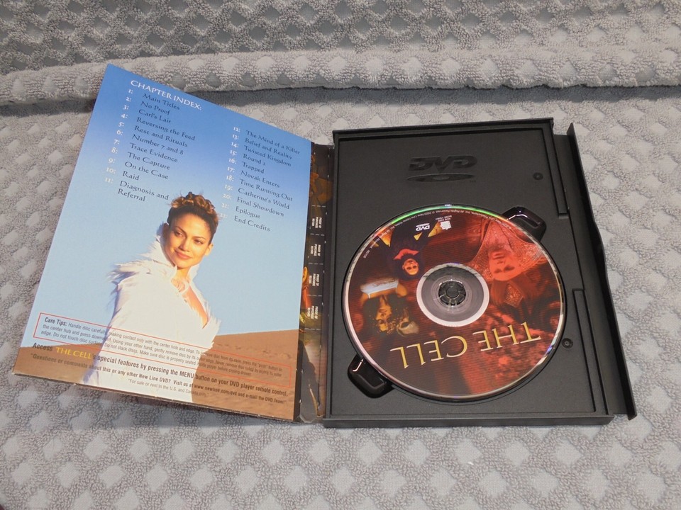 The Cell (DVD, 2000) Jennifer Lopez Vince Vaughn Movie 794043515026 eBay