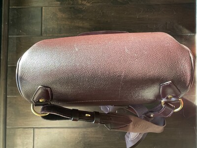 Louis Vuitton Burgundy Taiga Leather Cassiar Backpack  display picture 3