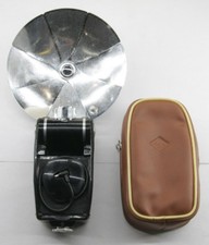 Agfa Pocket Flashgun Camera Werk AG With Case - Untested - VINTAGE E48T