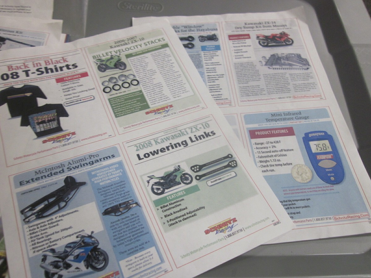 Motorcycles Brochures Literature Information Of Various Years