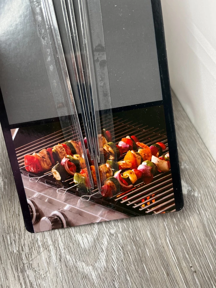 批量 5 件 烤架 配件:2 件装 Skewers、烘焙刷、烧烤刷、温度计 — 第 4/4 张图片