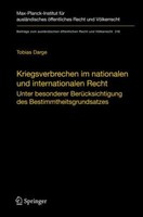 Kriegsverbrechen Im Nationalen Und Internationalen Recht | Buch | 9783642116414