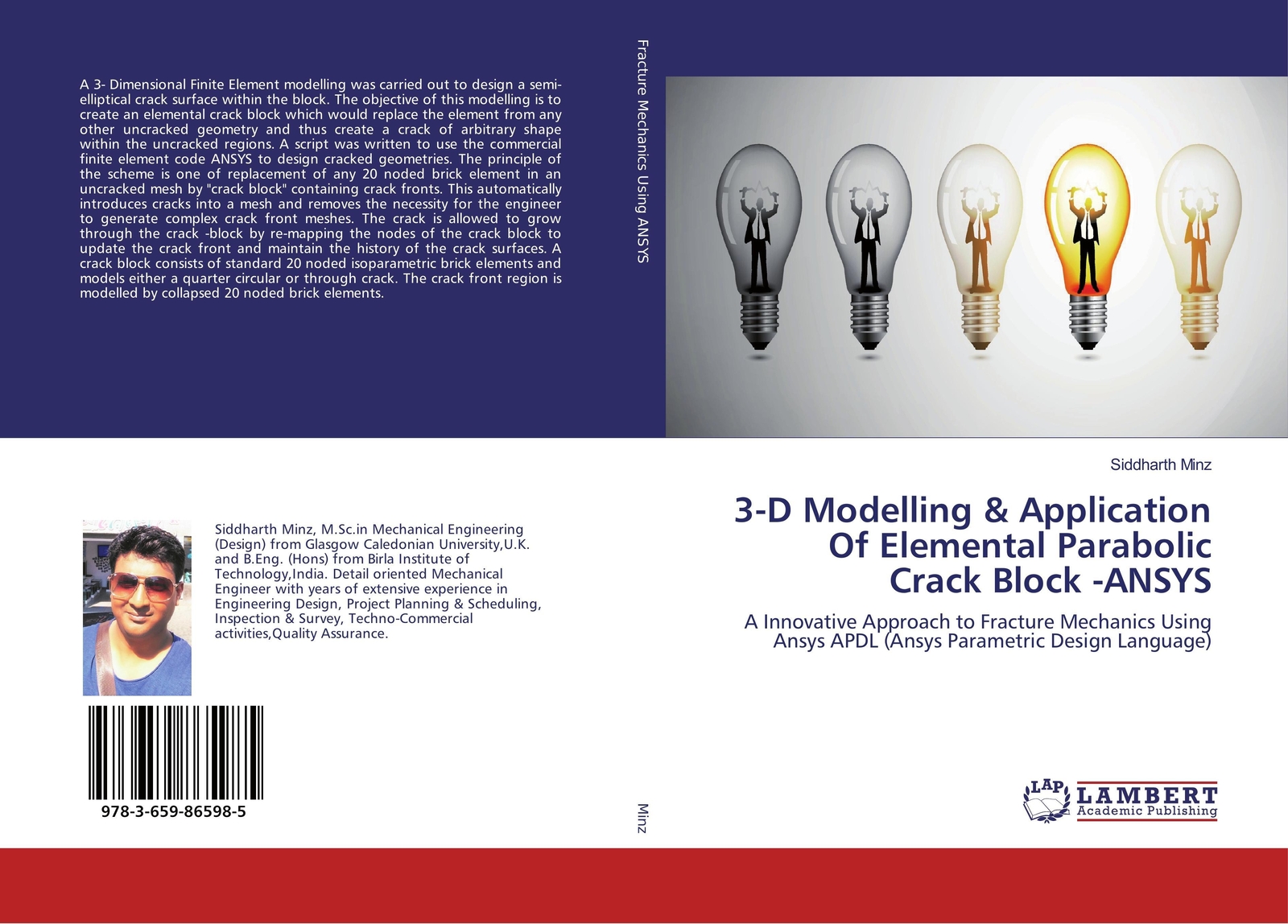 Thumbnail - 3-d Modelling & Application Of Elemental Parabolic Crack Block -ansys
