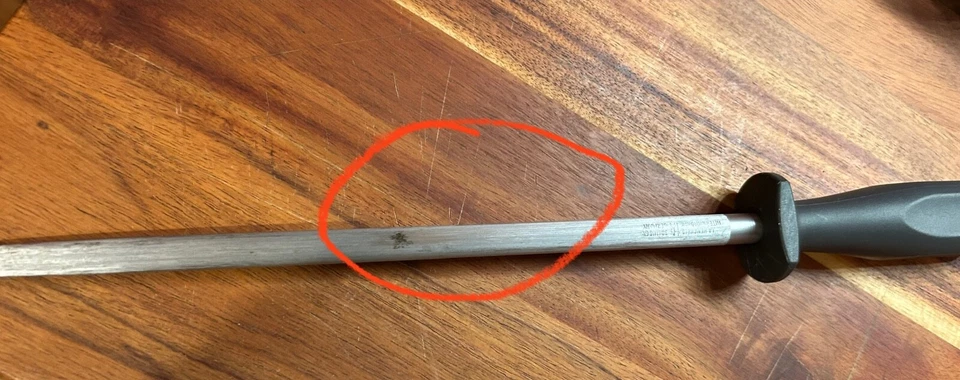 Afilador de cuchillos JA Henckels Intl Solingen Alemania acero plateado y negro Foto 4 de 4