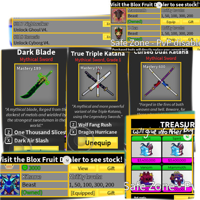 blox fruits account level 2540 perm kit+mammoth+buddha+rex
