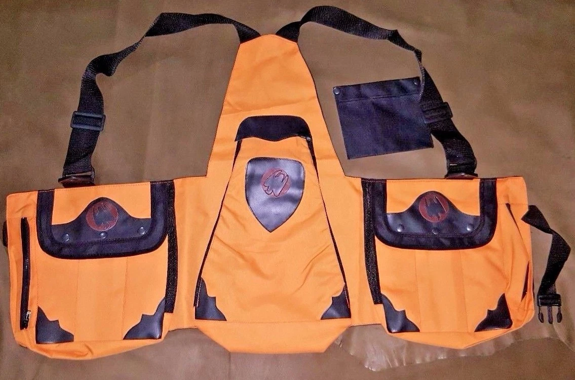 New Falconry Vest Hawking Bird Handling Codura Vest Yellow With Falcon Mark
