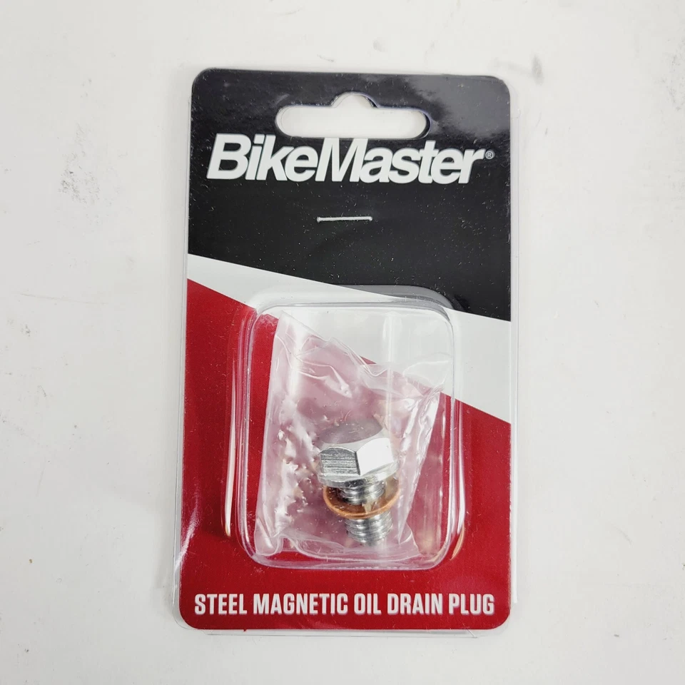 Tapón de drenaje de aceite magnético de acero BikeMaster 10 mm x 1,5 151627 para Kawasaki KDX200 Foto 2 de 3