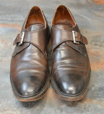 Allen Edmonds Norwich Single Monk Strap dark brown Dress Shoes size 11