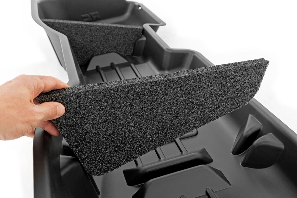 Almacenamiento debajo del asiento Rough Country doble cabina Chevy/GMC 1500/2500HD/3500HD RC09031A Foto 4 de 4