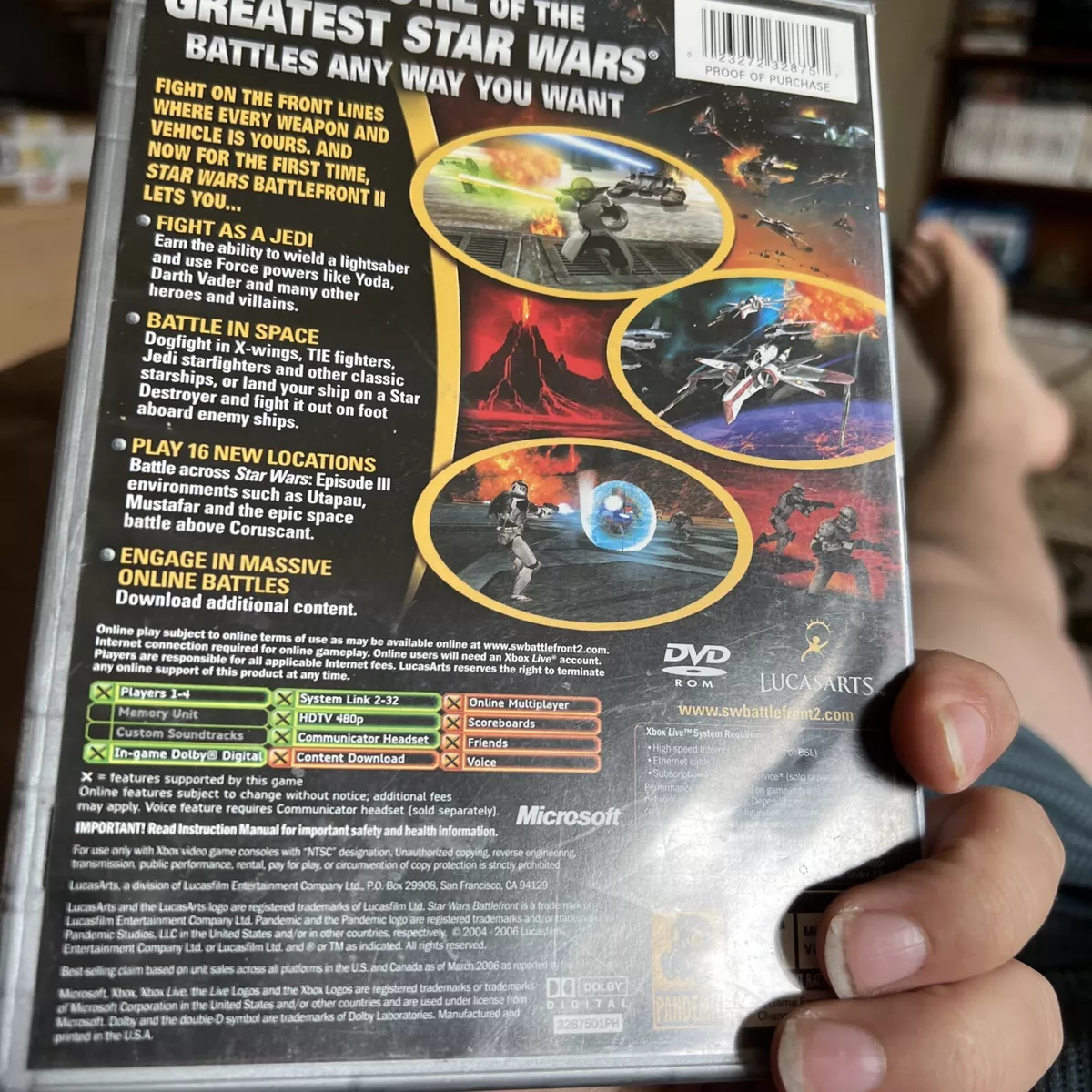 Star Wars: Battlefront II (Microsoft Xbox Live, 2005) *COMPLETE* 23272328757