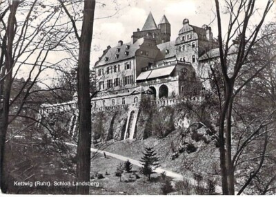 Kettwig Essen Postcard Ruhr Castle Landsberg