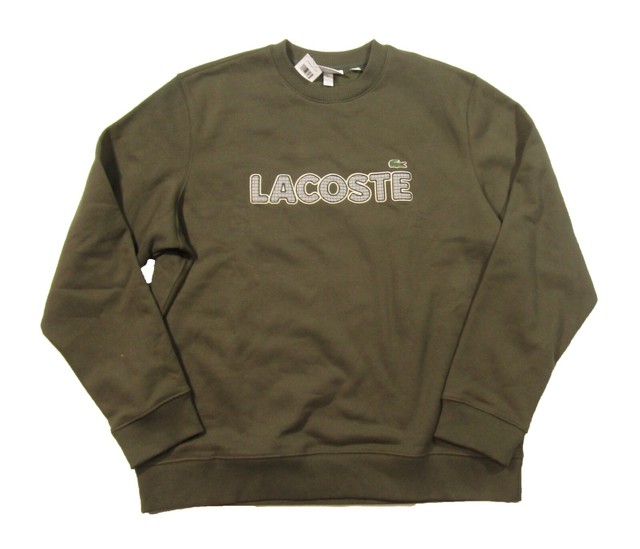 lacoste green sweatshirt