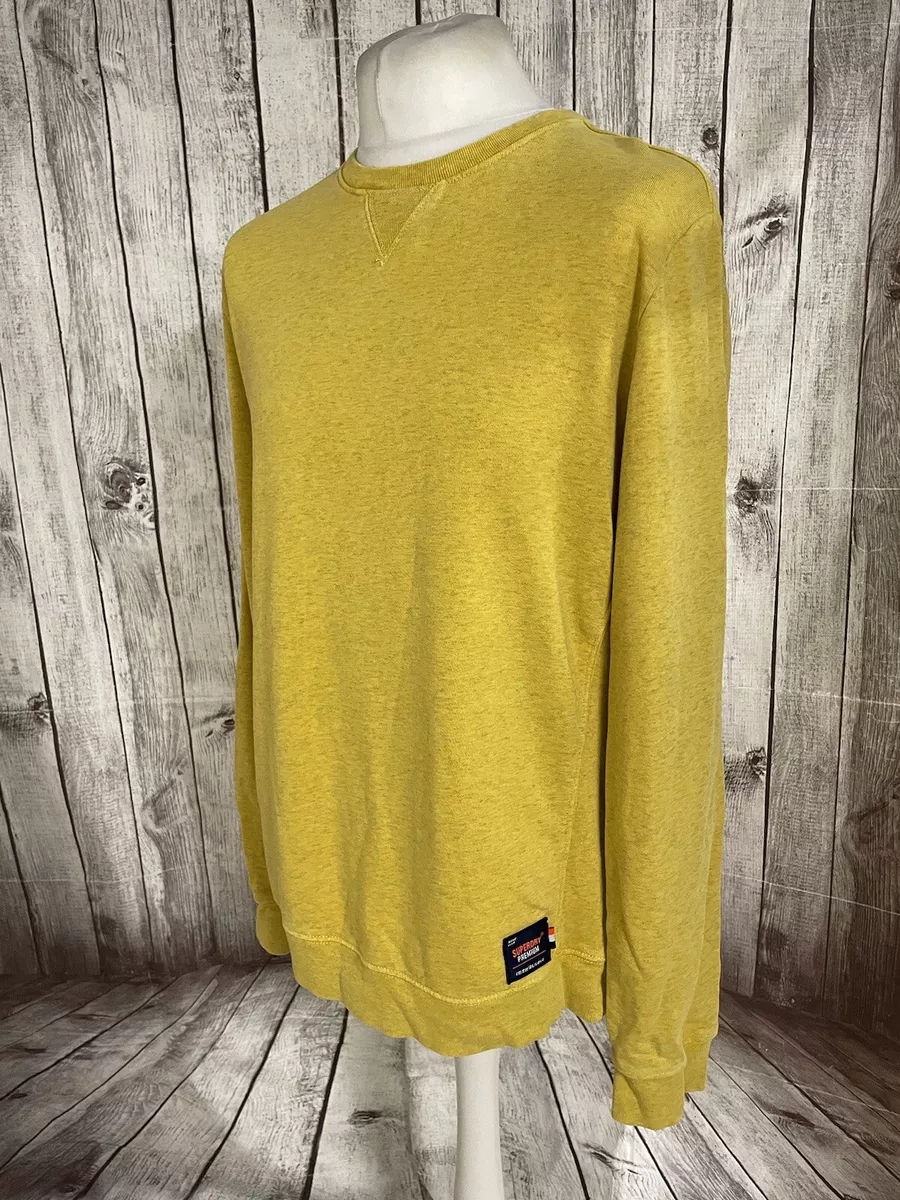 Superdry yellow shop jumper